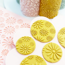 Texture Pattern Plate - Daisies