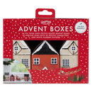 Gift Boxes - Village Houses Advent Calender 24 Box Set