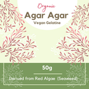 Gelatine - Agar Agar 50g (Vegan)