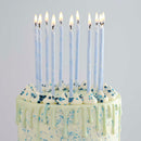 Candles - Blue Marble Tall Candles - 12pk