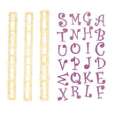 Cutter Set - Alphabet & Numbers Tappit - Funky Uppercase