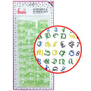 Cutter Set - Alphabet & Numbers Tappit - Old English Uppercase