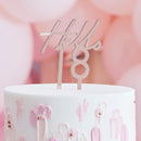 Cake Topper - Hello 18 - Rose Gold