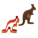 Cookie Cutter - Kangaroo (Polyresin coated steel)