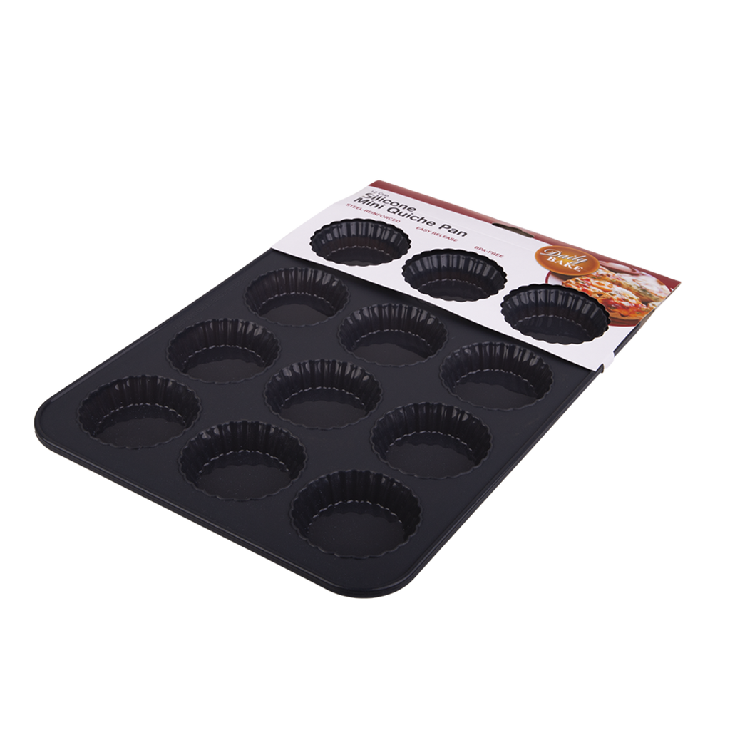 Quiche / Tart Pan Mini Quich 12 Cup (Silicone) Latorta