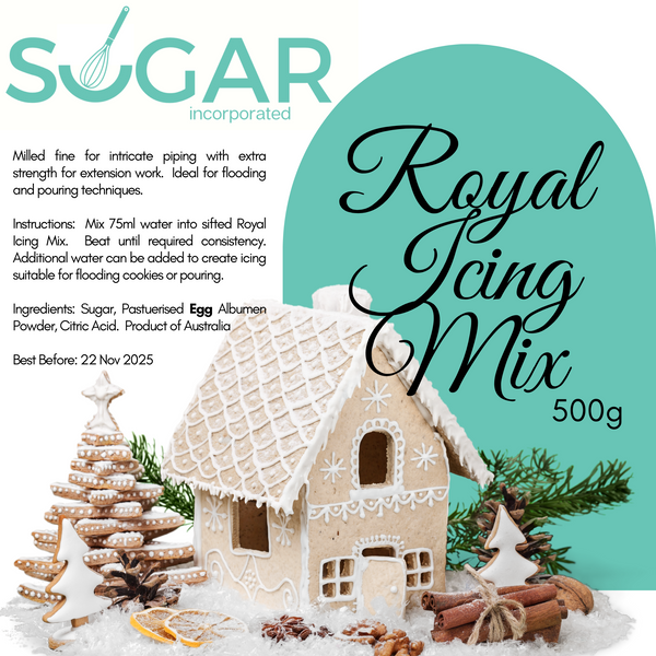 Royal Icing Mix 500g - White - Sugar Inc