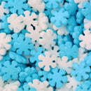 Sprinkle Mix - Blue & White Snowflakes 100g