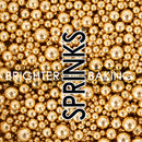 Sprinkles - Bubble Bubble Cachous/Sprinkle Mix - SHINY GOLD - BULK 500g