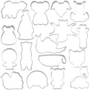 Cookie Cutters - Animals 18pc Set with Booklet (Sweet Elite)