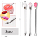 Sugarcraft - Tiny Scribe, Spoon & Paddle Tools - Stainless Steel with Diamante