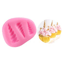 Silicone Mould - Mini Unicorn Horns (Cupcake Size)