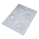 Chocolate Mould - Small Geo Hearts - 3 Piece Mould