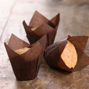 Muffin Tulip / Cafe Wrappers: Brown mini 250pk