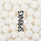 Sprinkles - Cachous / Sugar Pearls - Matt White 10mm (85g)