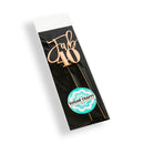 Cake Topper - Fab 40 - Rose Gold Plated Cake Topper