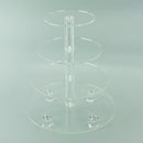 Cupcake Stand - Clear 4 Tier - Acrylic