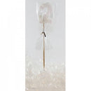 Candle: White Glitter