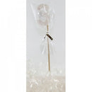 Candle: White Glitter
