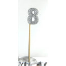 Candle: Silver Glitter