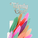 Cake Topper - Twenty One - Silver Mirror Acrylic