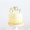 Cake Topper - Happy Birthday (V2) - Gold Plated