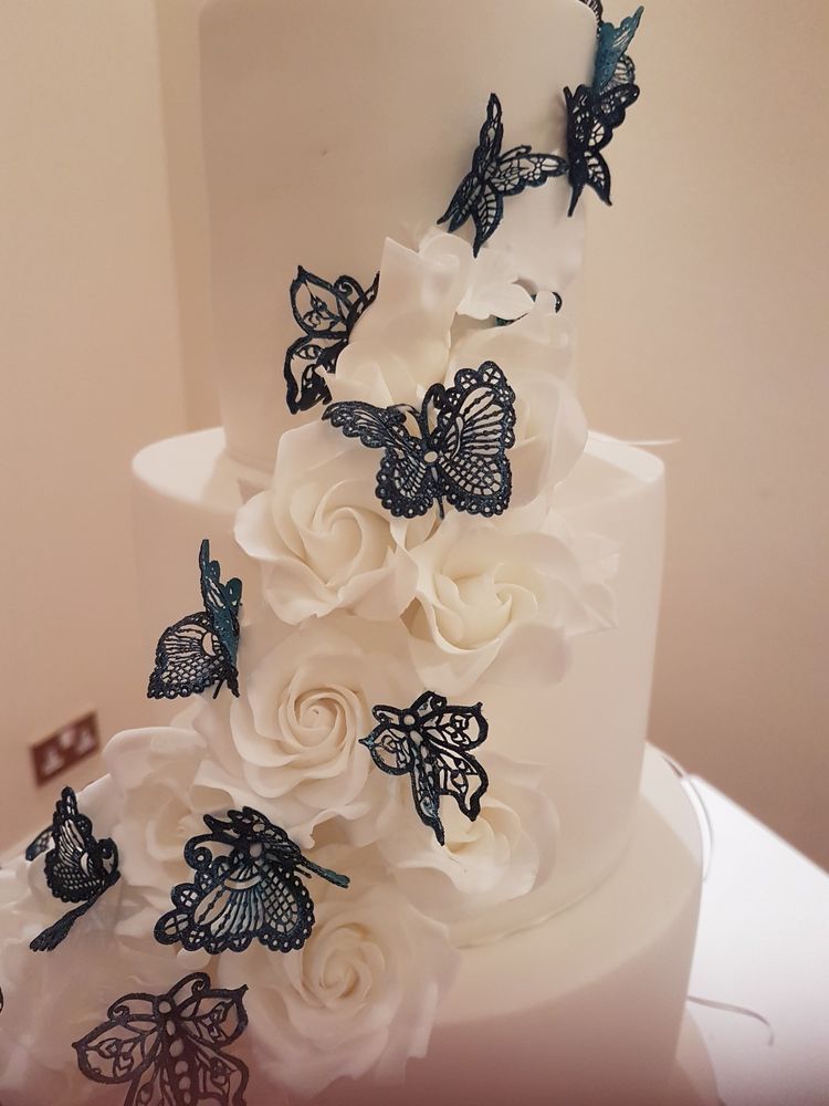 Beautiful Butterflies 3d Cake Lace Mat - Claire Bowman