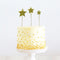 Cake Toppers - Trio of Stars - Gold Plated