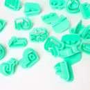 Cutters - Alphabet & Number 40 piece cutter set