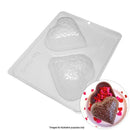 Chocolate Mould - Textured Heart 200g - 3 pc Chocolate Mould set - BWB