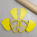 Embosser & Cutter Set - Baby Feet (Heart) Debosser & Cutter Set