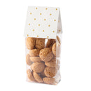 Gift Bags - Bulk Clear Block Bottom Cookie Bag 7.5 x 18cm with 5cm base - 100pk