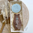 Cookie Cutter & Debosser Set - Papa Bear & Cub - by Little Biskut