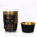 Cupcake Cases - Cupcake Liners 20 PK - Black/Gold