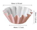 Cupcake Cases - Bloom Cupcake Cups - Rose Gold (24pk)