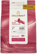 Callebaut Ruby Couverture Chocolate Callets 47.3% - 2.5kg