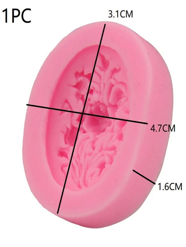 Silicone Mould - Cameo Rose BAS Relief