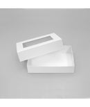 Cookie Box - 6.75 x 4.5 inch Biscuit/Cookie Box with White Lid