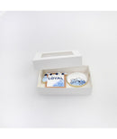 Cookie Box - 6.75 x 4.5 inch Biscuit/Cookie Box with White Lid