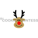 Stencil - Build a Rudolph Cookie Stencil