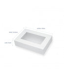 Cookie Box - 6.75 x 4.5 inch Biscuit/Cookie Box with Clear Lid