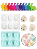 Chocolate Mould - Cute Rabbit 3D Silicone Baking Mould (Easter)