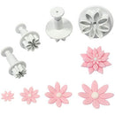 Cutters - Daisy Plunger Cutter Set - 4pc