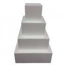 Square Cake Dummy (4 inch height)