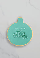 Cookie Embosser - We Wish You A Merry Christmas - by Coo Kie