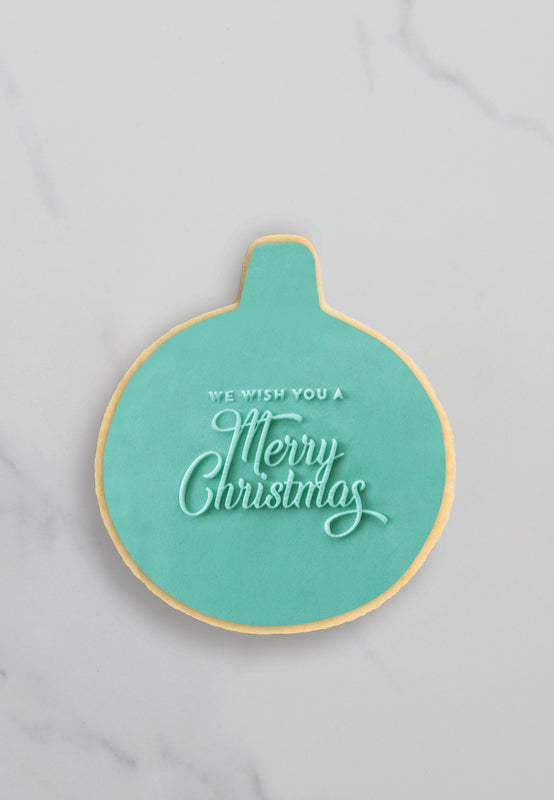 Cookie Embosser - We Wish You A Merry Christmas - by Coo Kie