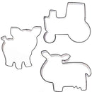 Cookie Cutter Set - Farmyard (Cow, Pig, Tractor)