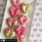 Chocolate Mould - Small Geo Hearts - 3 Piece Mould