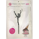 Gymnastics - Silhouette Mini Acrylic Cake Topper