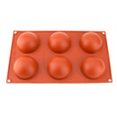 Silicone Baking Chocolate Mould - 70 mm Hemisphere