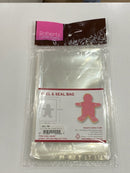 Gift Bags - Clear Peel & Seal Cookie Bags 12 x 17cm - Bulk 100pk